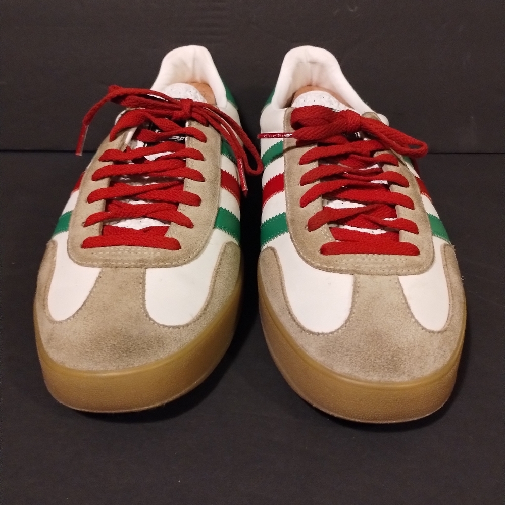Gucci Adidas x Gucci Gazelle White Class G2U Size 12. - Picture 5 of 10